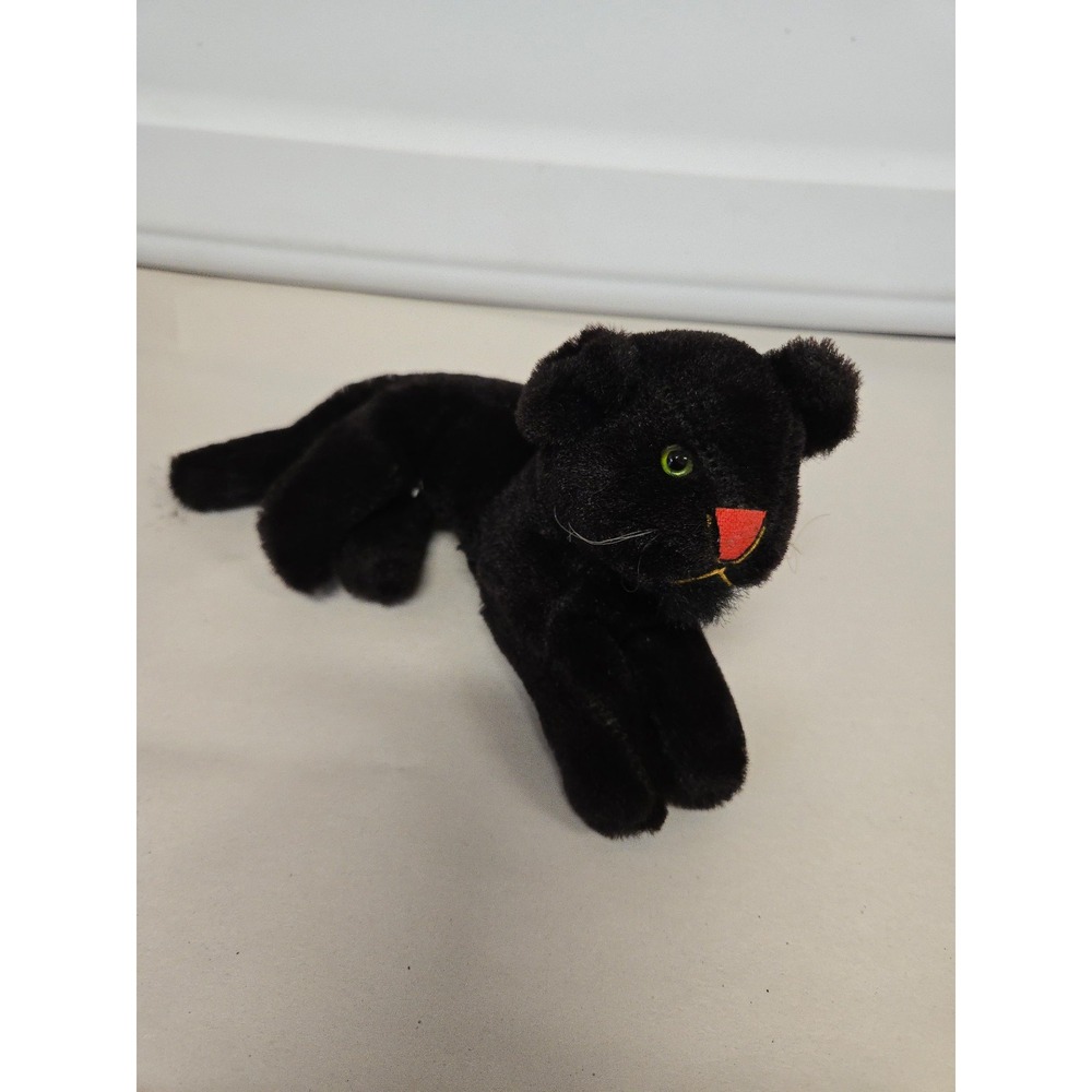 Vintage Plush Black Kitty Cat Jay Bee Joseph Boxer Stuffed Animal Small